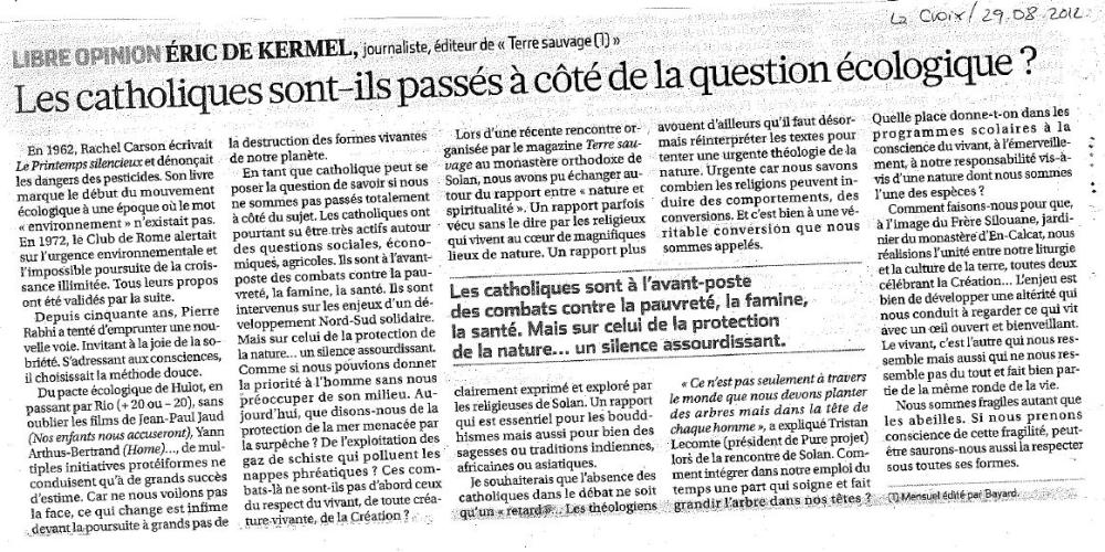 La Croix Kermel Aout 2012