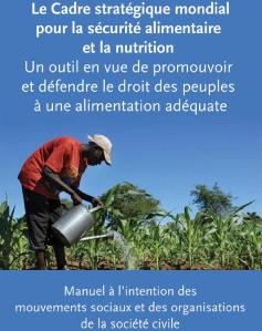 Cadre stratégique sécurité alimentaire 2013
