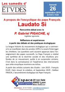 2015 Laudato si Jésuites Lyon