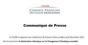 2015 CFCM Octobre 2015