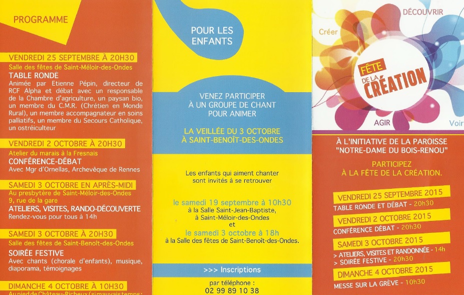 2015 Fête de la Création Bois renou