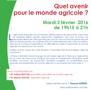 2016 Soirée Sèvres Agriculture