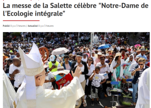 2018 ECOLOGIE Eglise ND de l'écologie intégrale