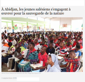 2018 ECOLOGIE Eglise Salésiens